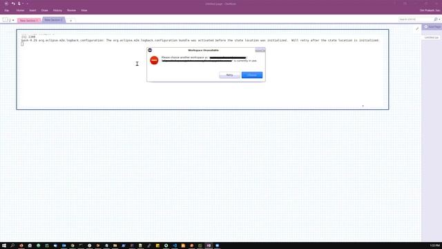 Solved | Eclipse Error: Workspace Unavailable смотреть онлайн