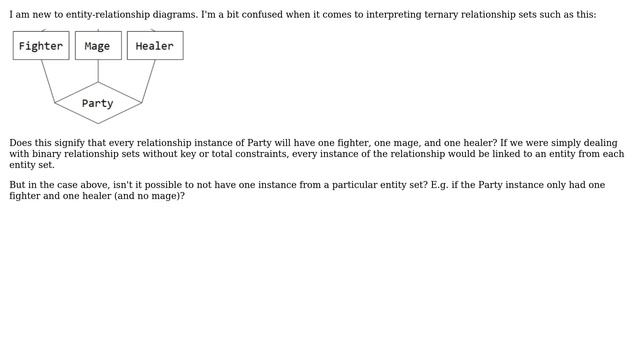 Understanding many-to-many ternary relationship sets смотреть онлайн