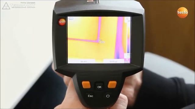 Testo 875i. Установка защитного фильтра для объектива смотреть онлайн