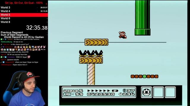 Git Up Git Out Git Gud Mario 3 100% Speedrun WR? смотреть онлайн