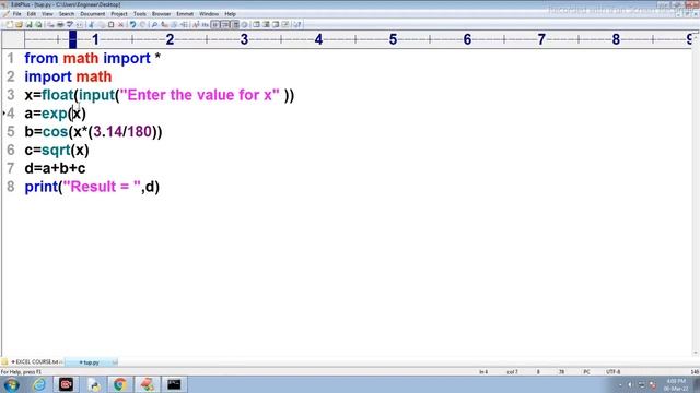 python math module with examples.Python class-45 смотреть онлайн