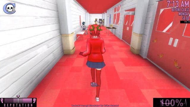 THE BEAUTY OF RED | Tsubaki Uesugi Simulator | Yandere Mod смотреть онлайн