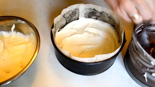 Мраморный чизкейк из творога|Marble Cheesecake смотреть онлайн