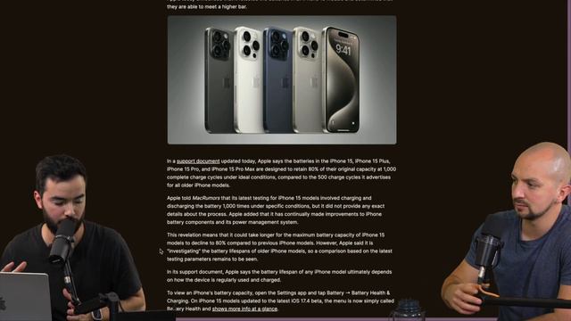 iPhone 15 tiene MEJOR batería! смотреть онлайн
