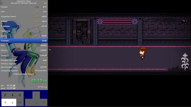 Undertale Yellow SPEEDRUN Neutral (No Aborted Genocide) in 1:24:14 смотреть онлайн