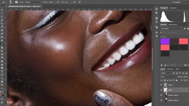 How to Color Match Skin Tones In Photoshop смотреть онлайн