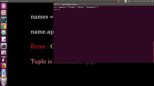 016 பைத்தான் டபுள் தமிழில் | Python Tuple in Tamil смотреть онлайн