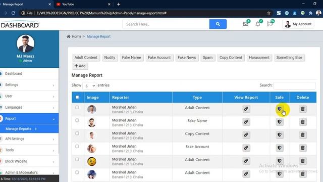Admin Panle | Bootstrap 4 | Responsive Design смотреть онлайн
