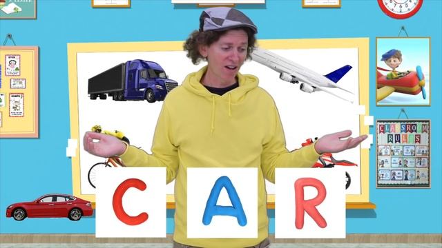 Preschool English Lesson with Matt- Number 3 - Vehicles and Transport смотреть онлайн