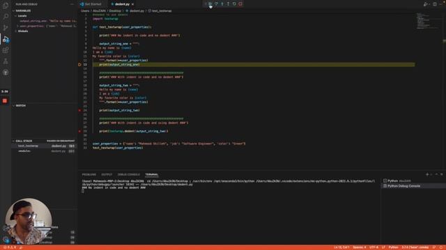 How to Use Dedent in Python (TextWrap Library) смотреть онлайн