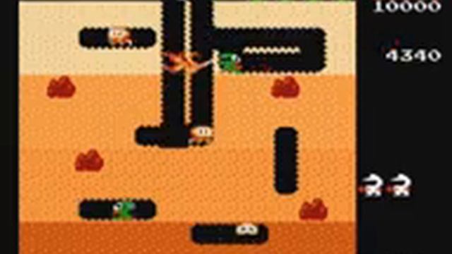 Dig Dug NES - How to play смотреть онлайн