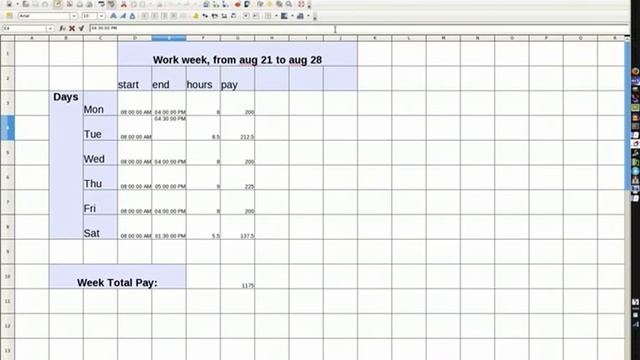 Spreadsheets for Linux - 006 смотреть онлайн