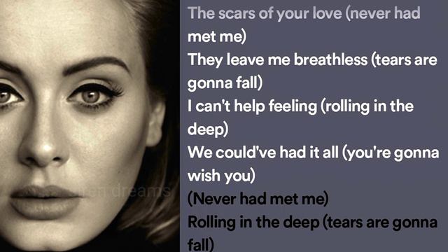 rolling in the deep-ADELE, rolling in the deep~~[lyrics] #youtube #video #spotify #lyrics #songs смотреть онлайн