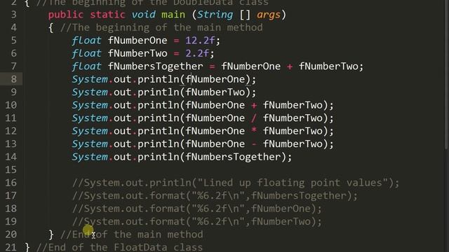 Java - Lesson 02 Review - Float смотреть онлайн