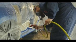 ОКЛЕЙКА И ПОКРАСКА ПОРОГА С ЗАДНИМ КРЫЛОМ