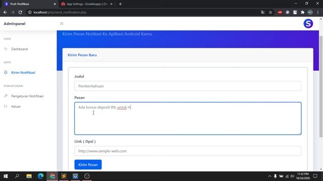 Demo PHP Script Notification For Android смотреть онлайн