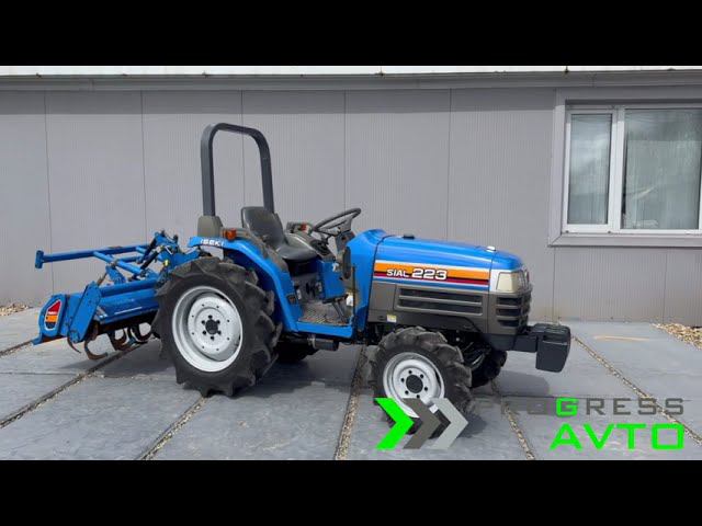 Iseki Sial TF 223 японский минитрактор с ПСМ с Почвенной фрезой Iseki ARF150 (рабочий захват 150 см) смотреть онлайн