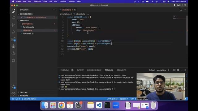 Mastering Type Annotations for Objects in TypeScript смотреть онлайн