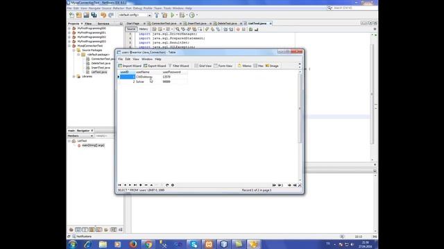 Java ve Mysql İle Ekrana Verileri Çekmek смотреть онлайн