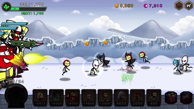 HERO Wars Super Stickman #288 G4K Android Gameplay FHD смотреть онлайн