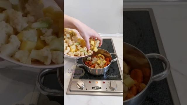 Суп-пюре из цветной капусты?Почему я не пробовала его раньше?#суппюре #ппрецепт #какприготовить