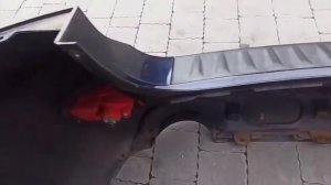 Бампер задний Hyundai Santa Fe II 2006-2010г.в.  под покраску Хюндай Сантафе