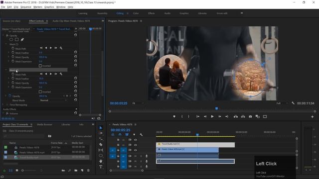 Masking (Part 1) - Adobe Premiere Pro CC Class 14 - Urdu / Hindi [Eng Sub] смотреть онлайн