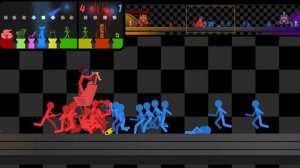 I made a stickman fight with vehicles Marble-Ragdoll battle