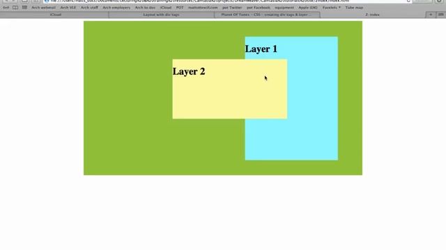 CSS - controlling layer stacking order with Z-index смотреть онлайн