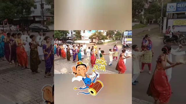 Flying Colours School Ganpati Visarjan. смотреть онлайн