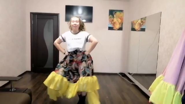 Gypsy dance -Цыганский танец -Тренировка с моей ученицей смотреть онлайн
