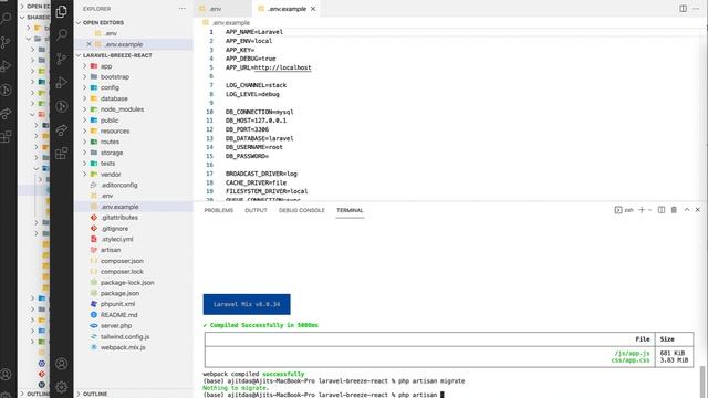 laravel breeze react part 01 смотреть онлайн
