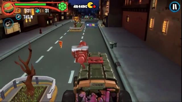 Teenage Mutant Ninja Turtles: Rooftop Run - TMNT Cartoon Game смотреть онлайн