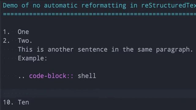 PyCharm automatically reformats Markdown files, but not reStructuredText files смотреть онлайн