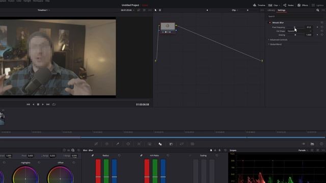 How to BLUR and TRACK Faces & Objects in Davinci Resolve 17 FREE - Beginners Tutorial смотреть онлайн