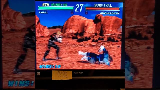 Tekken 2 - Survival - 14 wins - Sony PlayStation смотреть онлайн