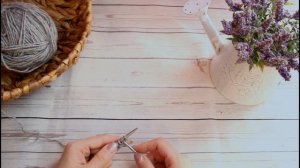 Как связать прихватку спицами ♥ Самый простой и быстрый способ ♥ Совместный проект