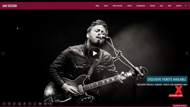JamSession - Music WordPress Theme Yoshie Brady смотреть онлайн