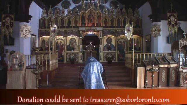 Молебен с акафистом ко Пресвятой Владычице нашей Богородице с молением о здравии. смотреть онлайн