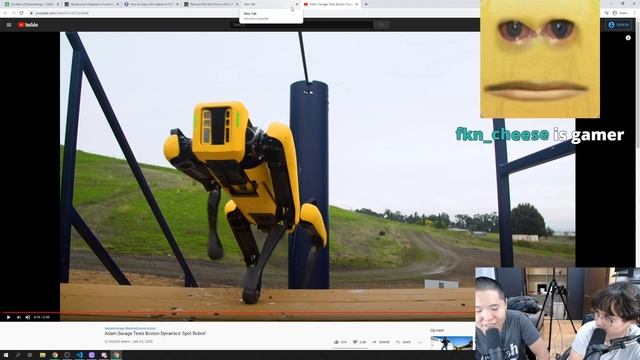 Michael Reeves and Toast react to robot dog смотреть онлайн