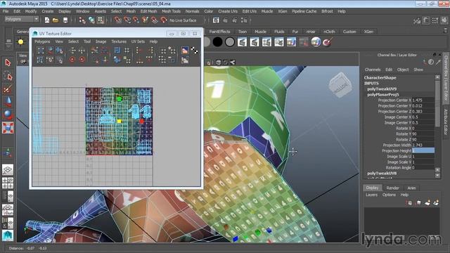 5.4 Работа с UV Map. Отображение ног и ступней смотреть онлайн