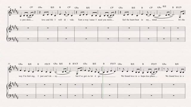 Alto Sax - We Found Love - Rihanna Sheet Music, Chords, & Vocals смотреть онлайн