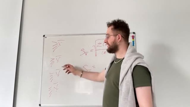 Стандартное отклонение средних и из средних. Разница. смотреть онлайн