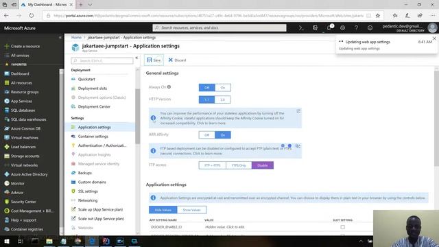 How to deploy a Jakarta EE (formerly Java EE) app to Microsoft Azure with Docker смотреть онлайн