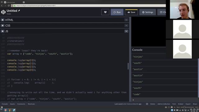 Code Ninjas Workshop: JavaScript Part 3 of 4 смотреть онлайн