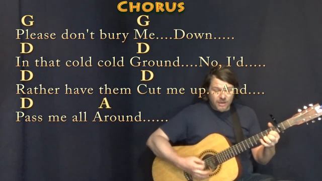 Please Don't Bury Me (John Prine) Guitar Cover with Chords/Lyrics - Capo 2nd Fret смотреть онлайн