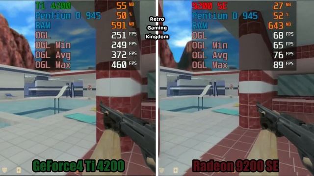 GeForce4 Ti 4200 vs Radeon 9200 SE Test In 9 Games (No FPS Drop Capture Card) смотреть онлайн