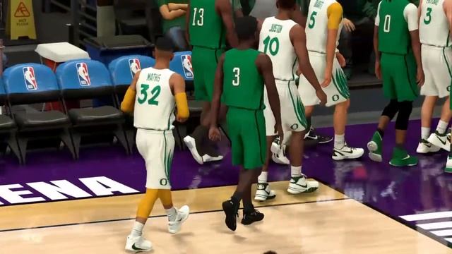 College Hoops Sim - 4 Oregon vs. 13 North Texas смотреть онлайн