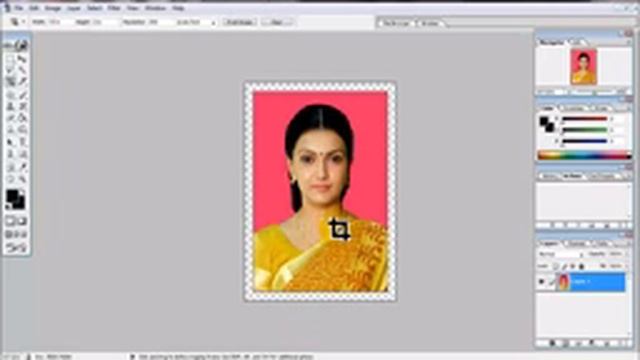 kotharpura create Passport size Photo in adobe Photoshop 7 0 YouTube смотреть онлайн