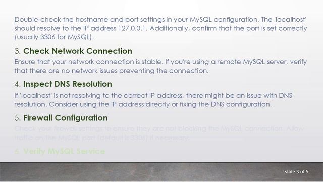 Troubleshooting MySQL Error 2005: Unknown MySQL Server Host 'localhost'(11001) смотреть онлайн